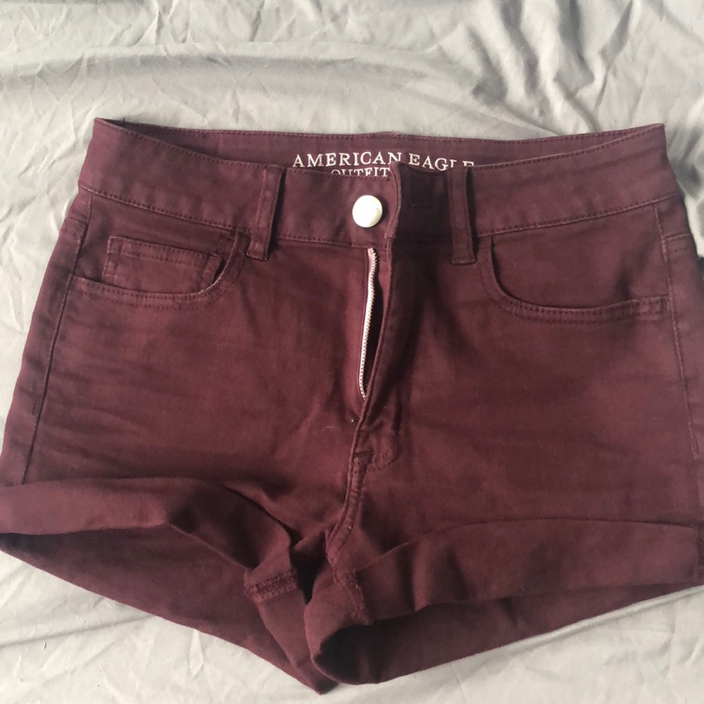 American eagle hi-rise shorts